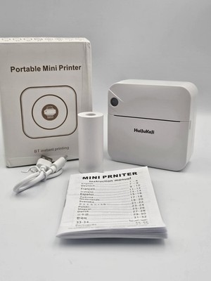 Portable Mini Printer- BT instant Printing- Fun Print App - Photos Website Label