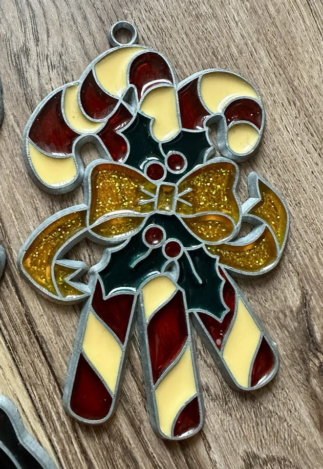 Suncatcher Resina Plomo Enmarcado Vintage Halloween Foto 4 de 4