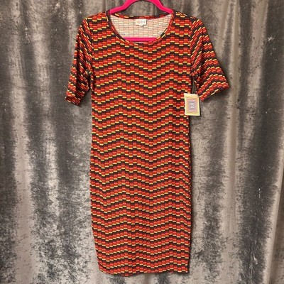 LuLaRoe Julia Bodycon Midi Dress XS