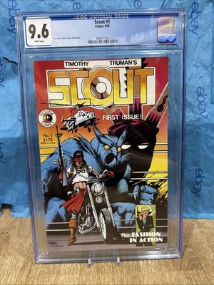 Scout #1 (1985) Cgc 9.6 First Issue! Eclipse Comics Timothy Truman Graded Comic