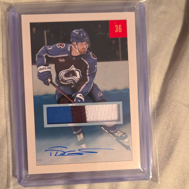 Upper Deck 2025-26 Parkhurst Devon Toews Memorabilia Auto Patch #36 /49
