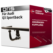 Für Audi Q3 Sportback Typ F3N (Oris) Anhängerkupplung vertikal abnehmbar neu
