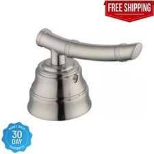 Pegasus Bamboo Tub Shower Handle Kit Brushed Nickel Single Lever Glacier Bay