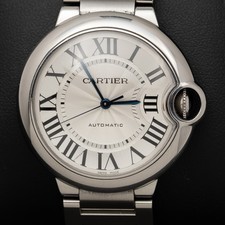 Cartier Ballon Bleu 36mm Medium Roman Dial Steel Unisex Watch W6920046