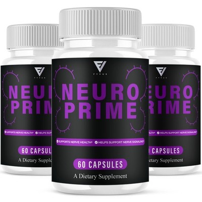 (3 Pack) Neuro Prime Advanced, NeuroPrime Brain Health Formula (180 Capsules)