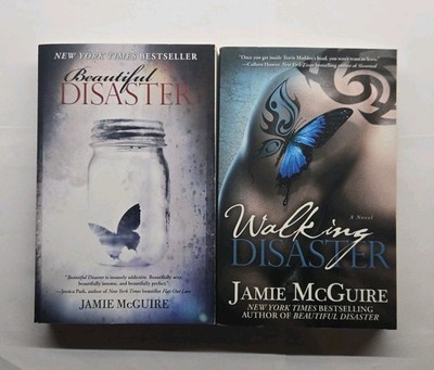 Jamie McGuire Beautiful Disaster & Walking Disaster Trade Paperback Book Lot