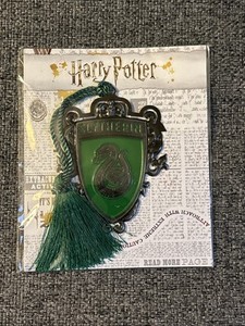 Harry Potter Slytherin House Crest Metal Bookmark with Tassel 3018 Loot Crate