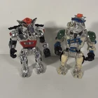 TMNT Teenage Mutant Ninja Turtles Vintage Robotic Bebop & Rocksteady Figs 1993