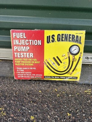 U.S. GENERAL FUEL INJECTION PUMP TESTER Brand new excellent condition 