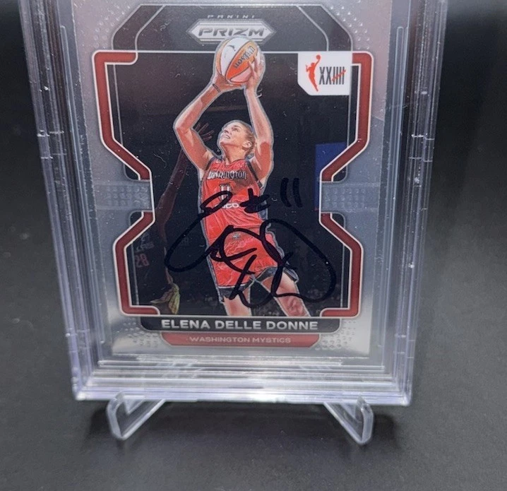 Elena Delle Donne WNBA Mystics HOF Autographed Beckett Slabbed Card COA - Image 3 of 4
