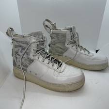 RARE Nike SF AF1 Mid Premium Urban Soldier White Camo AA1129 100 Men\'s Sz 10.5 Size 11.5 - Nike SF Air Force 1 Mid Winter Camo for sale  main image 4