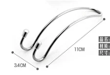 2Pcs Stainless Steel Car Hooks, Multipurpose Vehicle Hanger for Auto Interior