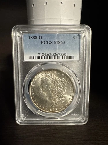 1888-O $1 Morgan Silver Dollar - PCGS MS 63