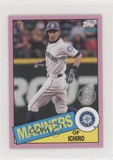 2020 Mini 1985 Topps 35th Anniversary Pink /25 Ichiro Suzuki #85-88 HOF fm0