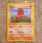 Pokemon Diglett Base Set 1st edition shadowless 047/102 MINT