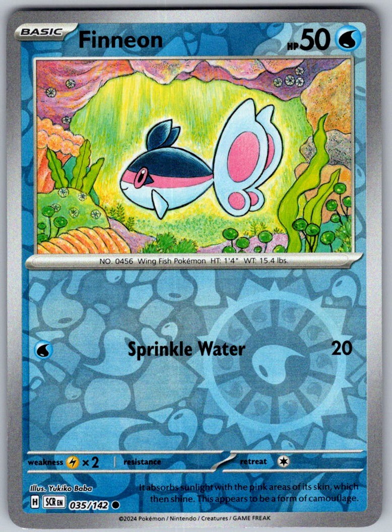 2024 Finneon 35/142 Pokemon Stellar Crown C