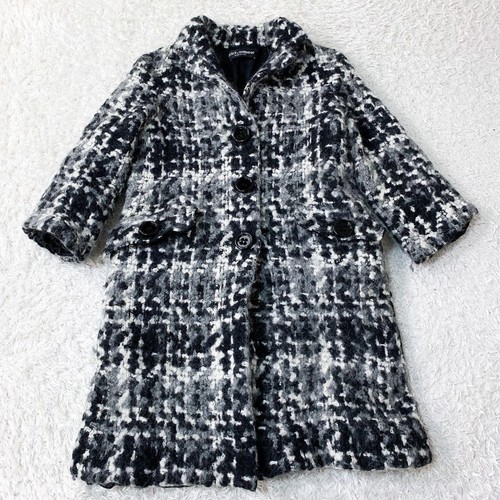 Dolce & Gabbana Mix Tweed Silk Coat w/ Tags All Accessories From Japan RIN - Picture 12 of 24