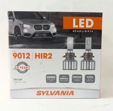 Sylvania 9012 HIR2 LED Powersport & Fog Use Headlight Bulbs - 2 Pack #9012SL.BX2
