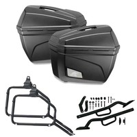 Kappa K22N Seitenkoffer Mit Rahmen Schwarz FüR Honda Vfr 800 2000 2001 22LT