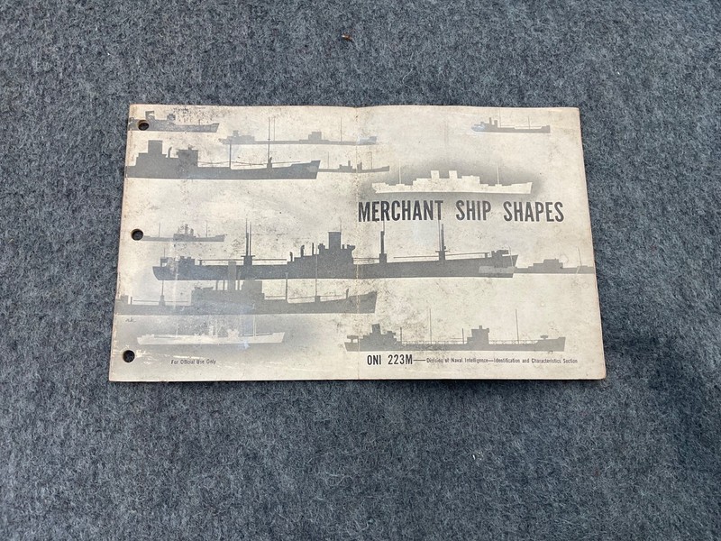 Merchant ship shapes Manual ONI 200 Office Of Naval Intelligence 1944