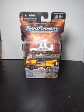 Vintage 2003 Transformers Universe Optimus Prime w Prowl Spychanger New