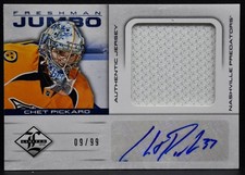 2012-13 Panini Limited Freshman Jumbo Auto Pickard FJ-CP RC Auto Jersey 4136