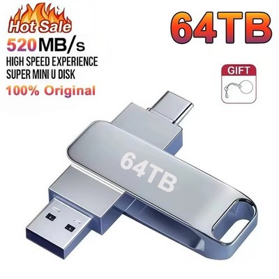USB 3.2 Typ C Stick 2TB 1TB OTG Flash Drive Speicherstick für Android Samsung
