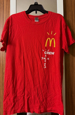 Cactus Jack by Travis Scott x McDonald's Crew T-shirt 'Red'