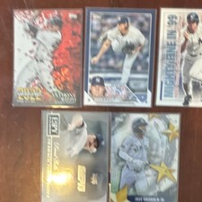 5 card lot Yankees insert parrellels Rizzo Curtis Chisholm Jr. Cole