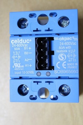 CELDUC SOLID STATE RELAY SOB541460 OKPAC SSR NEW FAST SHIPPING USA 240VAC 12A