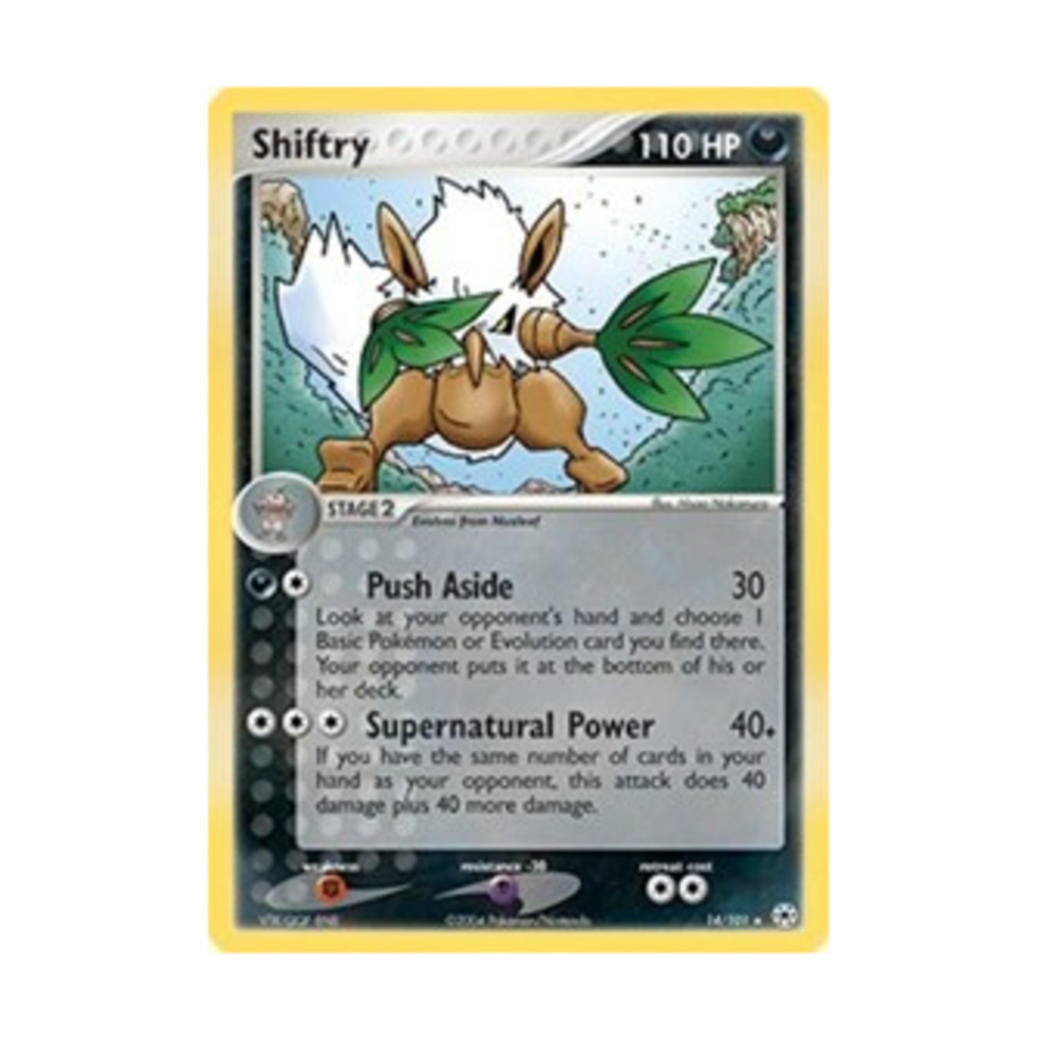Pokemon Hidden Legends Shiftry (HR) #14 (Holo) NM