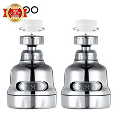 Faucet Sprayer Attachment, 360 Degree Rotating Faucet Aerator Accessories, 3 Mod