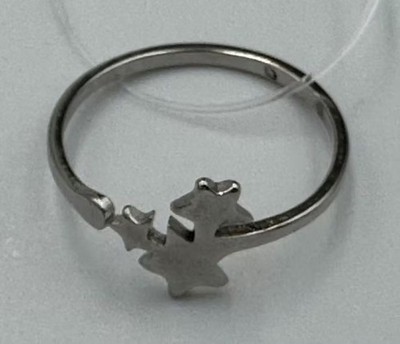 Stainless Steel Star Open Loop Ring