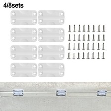 For Igloo Cooler Door Hinges Replacement with Screws Fits 50165 QT Model
