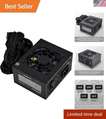 Versatile SFX-AP400W 400W Power Supply - Ideal for Mini ITX & Micro ATX Systems