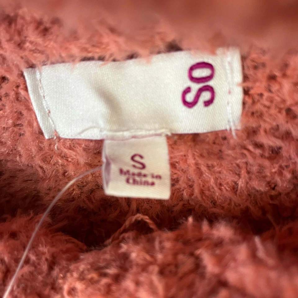 Sudadera con capucha acanalada de peluche So para mujer talla S malva nueva con etiquetas Foto 3 de 4