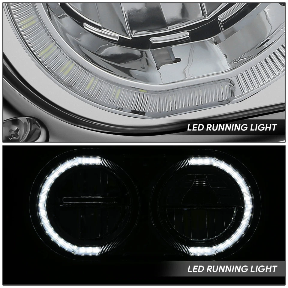 Faros LED cromados completos faros intermitentes para 81-21 Peterbilt 359 379 389 Foto 4 de 4