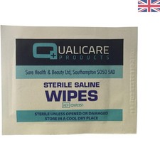 Image of Gentle 20 Count Qualicare Cleansing Wipes - Sterile & Unscented for Skin Safety