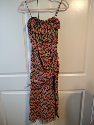 Elliatt Floral Regal Cinch Midi Dress Size XS | eBay