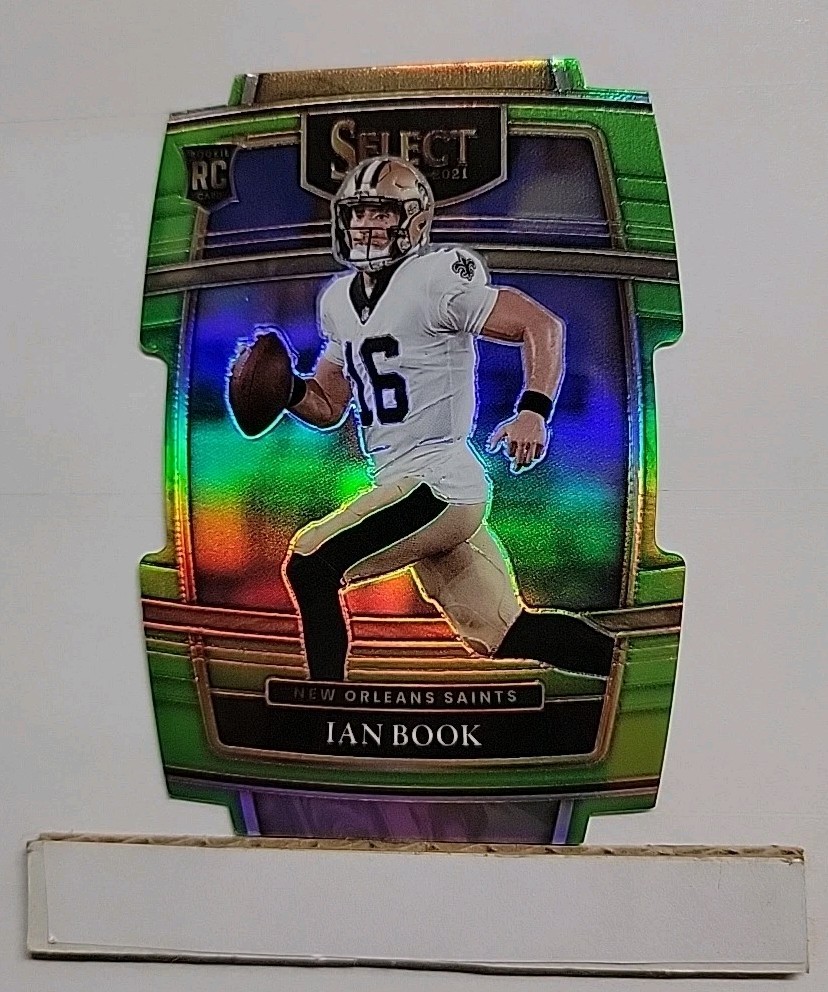 2021 Select Ian Book RC #79 Neon Green Prizm Rookie #'d 088/349 Die-Cut L1