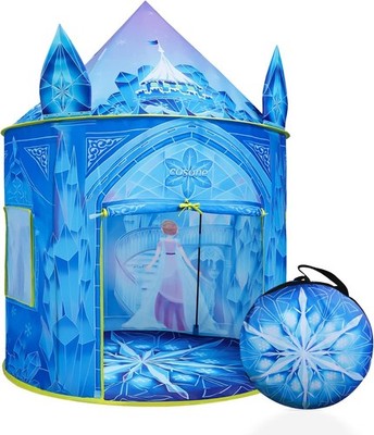 Pop Up Zelt für Kinder 40x40x51 cm Prinzessin Spielzelt Kinderzelt Mädchen Burg