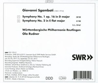 Symphonien Nr.1 D-Dur Op.16 & Nr.2 Es-Dur | Giovanni Sgambati | Audio-Cd | Cd