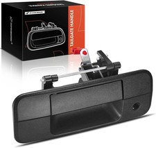 Tailgate Handle Compatible with 2007-2013 Toyota Tundra - Textured Black Liftgat