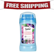Suave Antiperspirant Deodorant For Women, 48hr Protection, Sweet Pea  Violet, 1