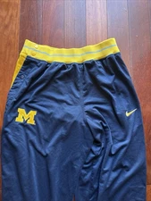 University Of Michigan Nike Team Issued Sweatpants Size Large
