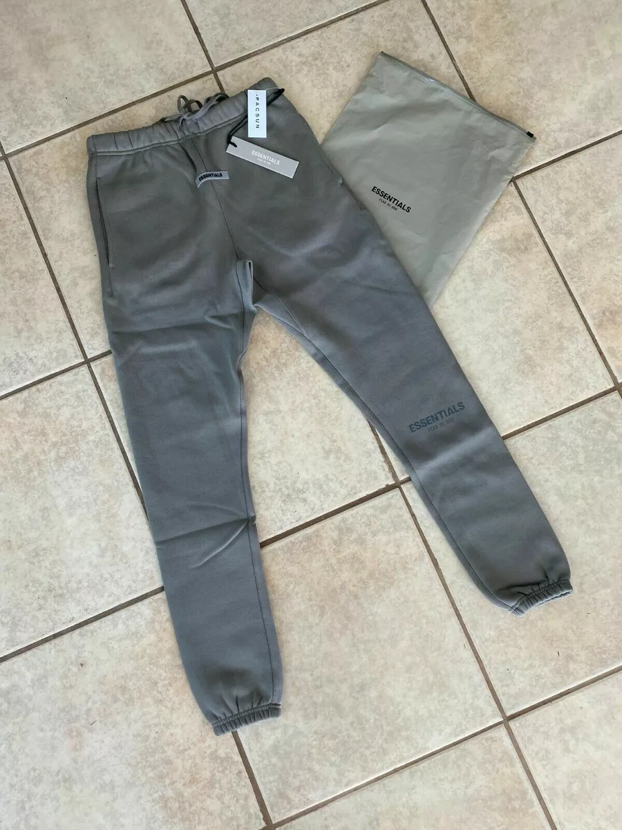 Fear Of God Essentials Sweatpants Cement Green Grey Brown Size S