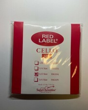 SUPER SENDITIVE RED LABEL CELLO STRING SET 1/2 SIZE SS6104