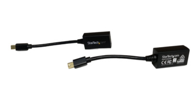 (Lot of 2) StarTech MDP2HDMI Mini DisplayPort to HDMI Video Converter