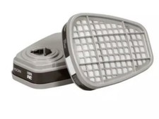 3M 6001 Organic Vapor Replacement Cartridge, 1 Package of 2 Cartridges Open Box