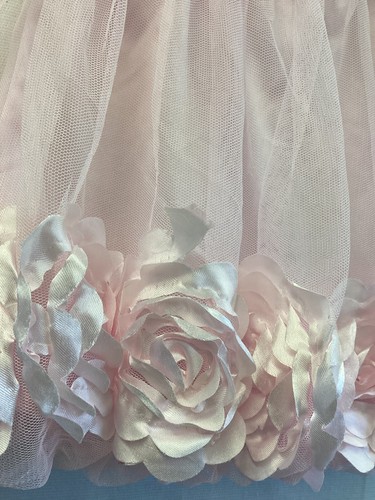 Nannette Pink Flower Petal Button Dress toddler girls sz 3T - Picture 3 of 10